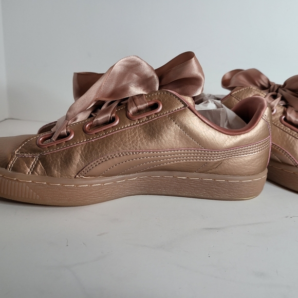 puma rose gold trainers
